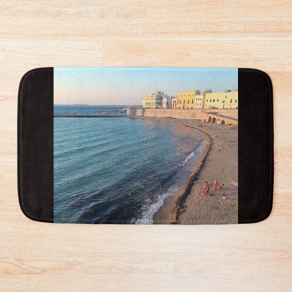 Item preview, Spiaggia della Purità Beach and Historic City Walls at Sunset designed and sold by EpicVistas.