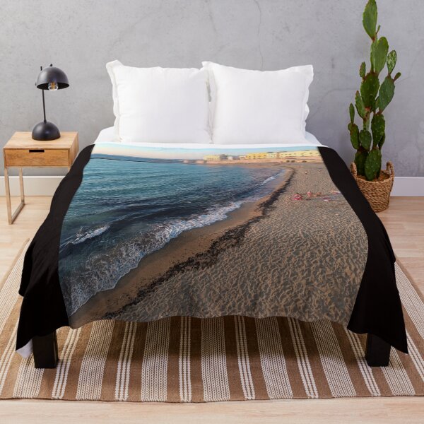 Item preview, Spiaggia della Purità Beach and Historic City Walls at Sunset designed and sold by EpicVistas.