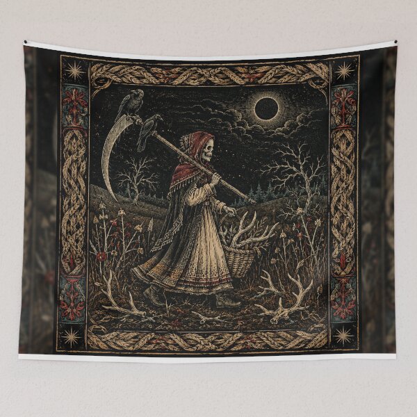Item preview, The Grim Harvest under Solar Eclipse designed and sold by Odinsshop.