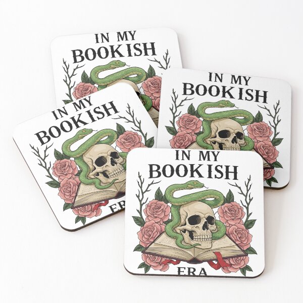 Item preview, In My Bookish Era – Gothic Skull Snake Roses Book Lover Design designed and sold by Comiccraze Tees.