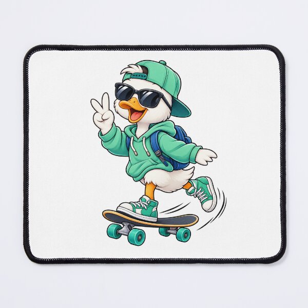 Item preview, Cool Skater Duck with Sunglasses and Cap designed and sold by Lycheeleaf.