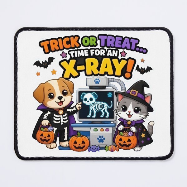 Item preview, Trick or Treat… Time for an X-Ray! – Cute Veterinary Halloween designed and sold by Bettybee00.