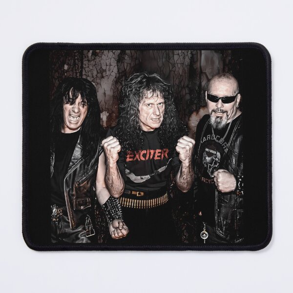 Item preview, Three Men In Leather Jackets Clenching Fists designed and sold by LuminaLoom Legacy.