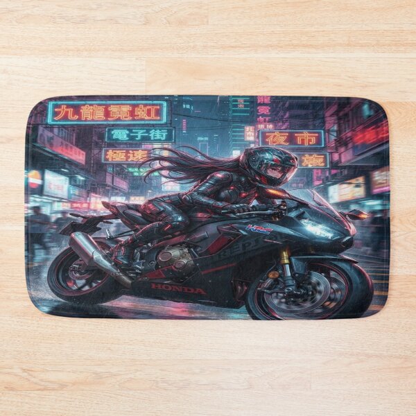 Item preview, Cyberpunk Gemini Rider - Hong Kong Neon designed and sold by JMAVILA ART.