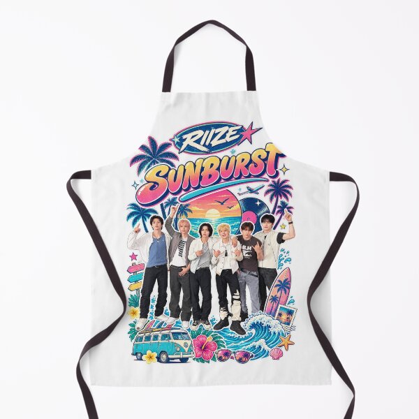 Item preview, RIIZE Sunburst Sunset Palm Tree Group Comeback designed and sold by Valeree Store.