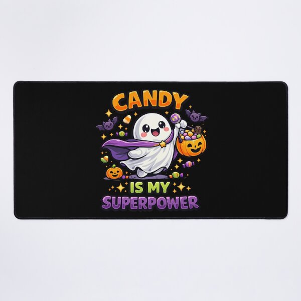 Item preview, Candy Is My Superpower Halloween Ghost designed and sold by Yomere.