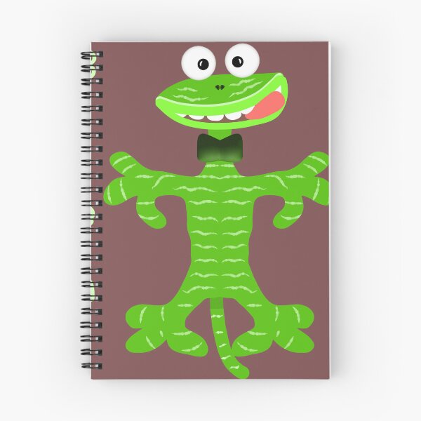 Item preview, Tongue out﻿ Cute Green Gecko Greeting  designed and sold by MigWhimsy.