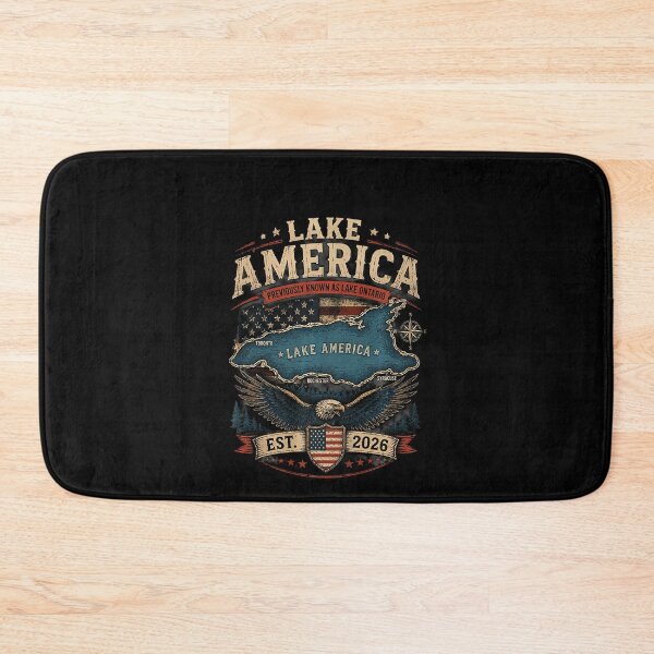 Item preview, Lake America USA Previously Ontario Canada Funny Design designed and sold by ChaosColorCo.