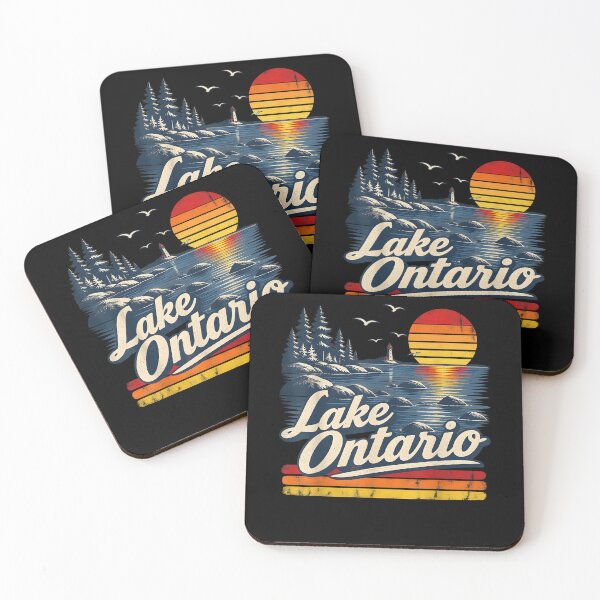 Item preview, Retro Sunset Great Lakes Lake Ontario  designed and sold by ArtByimamS.