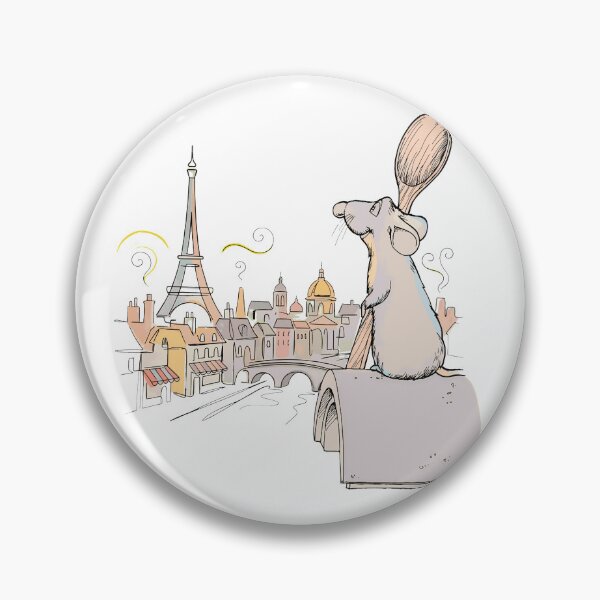 Item preview, Cute Paris Rat Chef Spoon Sketch  designed and sold by ReidheadZ.