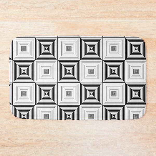 Item preview, Minimalist Alternating Thick and Thin Square Seamless designed and sold by Sasitee.