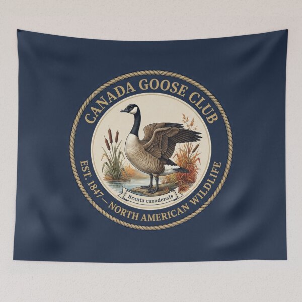 Item preview, Canada Goose Club Vintage Badge North American Wildlife designed and sold by CalmCapy Co.