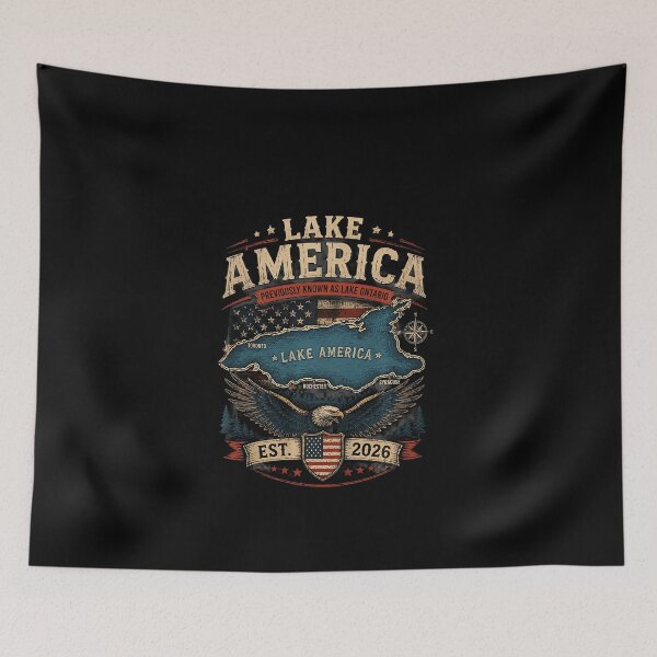 Item preview, Lake America USA Previously Ontario Canada Patriotic designed and sold by ChaosColorCo.