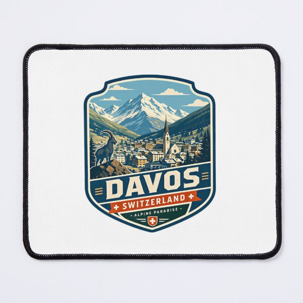 Item preview, Davos Switzerland Alpine Paradise Swiss Alps Travel Mountain designed and sold by Simsimah26Parks.