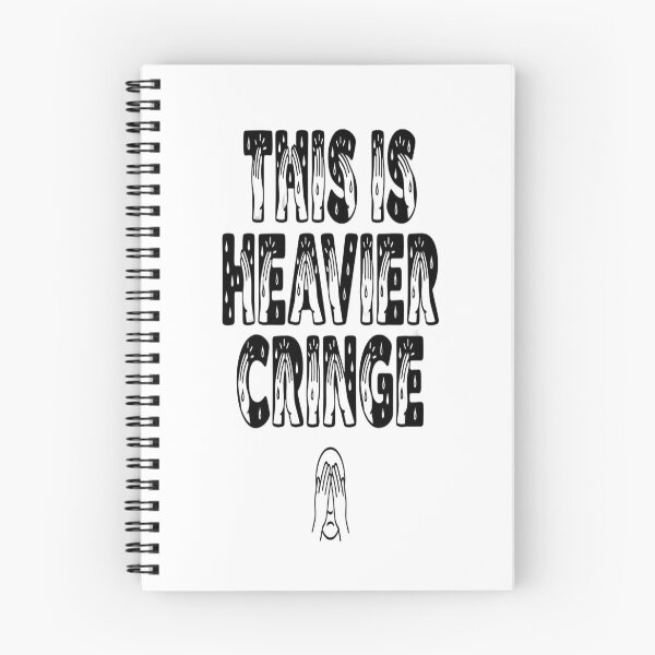 Item preview, Heavier Cringe Bold Typography Design designed and sold by Imaginarium of Chaos falcon88 .