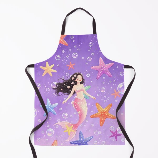 Item preview, Happy Swimming Mermaid with Pink Tail designed and sold by Bondingbonding.