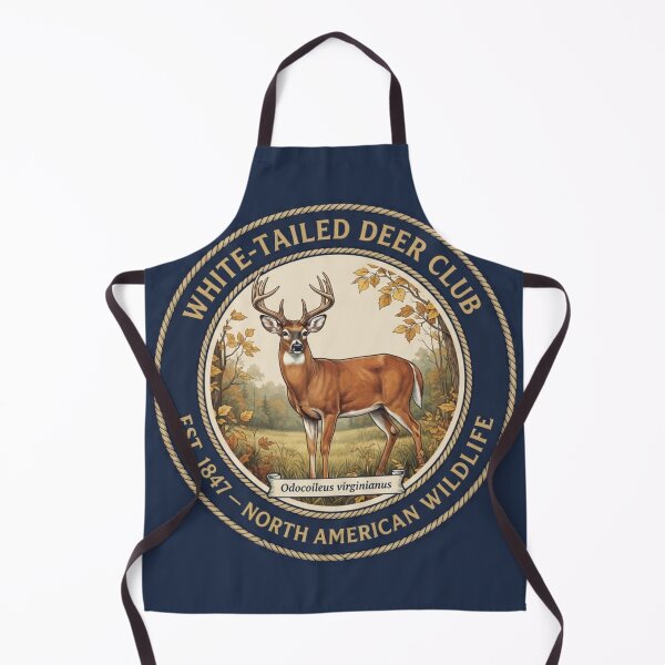 Item preview, White Tailed Deer Club Vintage Badge North American Wildlife designed and sold by CalmCapy Co.