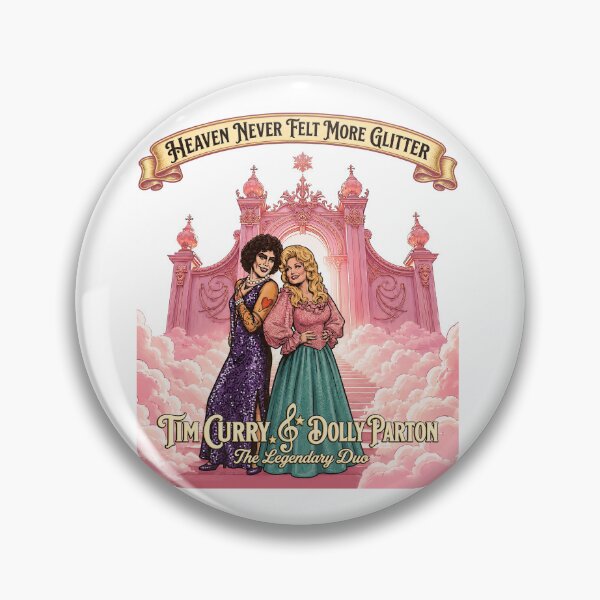 Item preview, Heaven Never Felt More Glitter Tim-Curry n Dolly-Parton designed and sold by BeulahOrtiz.