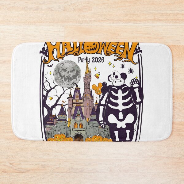Item preview, Retro Halloween Castle Skeleton Spooky Party designed and sold by ReidheadZ.