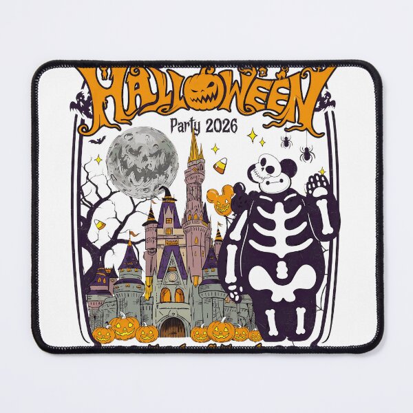 Item preview, Retro Halloween Castle Skeleton Spooky Party designed and sold by ReidheadZ.