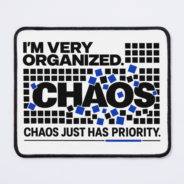 Item preview, Organized Chaos Funny Typography Design designed and sold by Sed94.