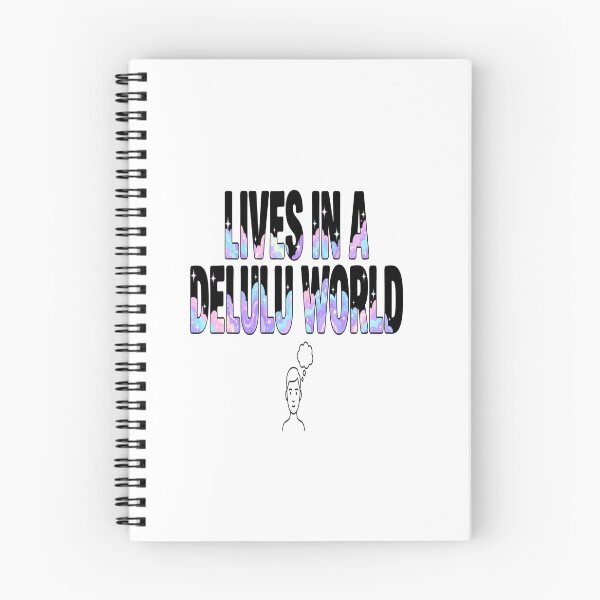 Item preview, Delulu World Bold Typography Design designed and sold by Imaginarium of Chaos falcon88 .