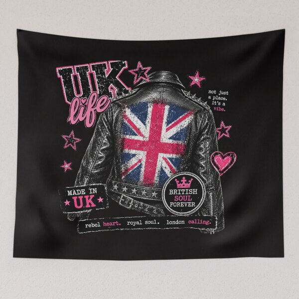 Item preview, Y2K UK Grunge Leather Jacket designed and sold by Beneficial Art.
