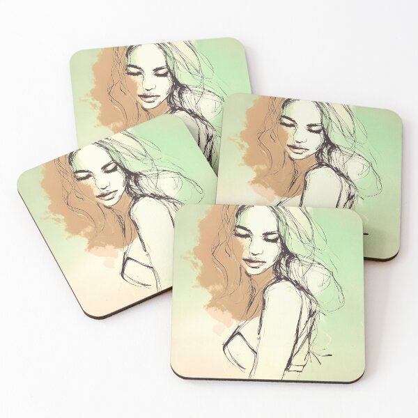 Item preview, Elegant Woman Line Art – Minimalist Fashion Beauty Portrait Aesthetic designed and sold by Comiccraze Tees.