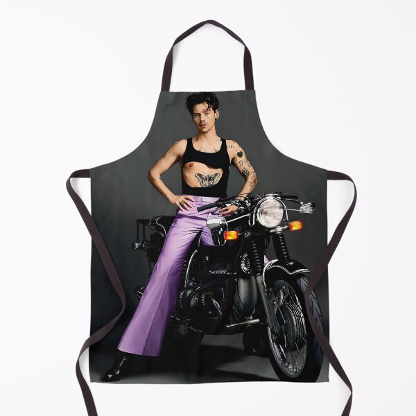 Item preview, Bold Purple Portrait - Retro Motorcycle Fashion designed and sold by Vernia-Mather.