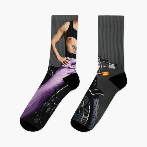Item preview, Bold Purple Portrait - Retro Motorcycle Fashion designed and sold by Vernia-Mather.