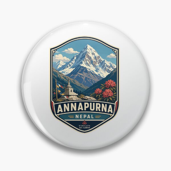 Item preview, Annapurna Nepal Himalaya Alt. 8,091M Mountain Traveler Hiking Trekking designed and sold by Simsimah26Parks.