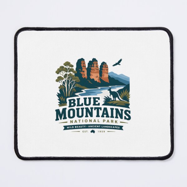 Item preview, Blue Mountains National Park Wild Beauty Ancient Landscapes Australian Travel Hiker designed and sold by Simsimah26Parks.