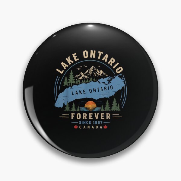 Item preview, Lake Ontario Forever Canada Since 1867 Vintage Lakeside designed and sold by leevekaArt.