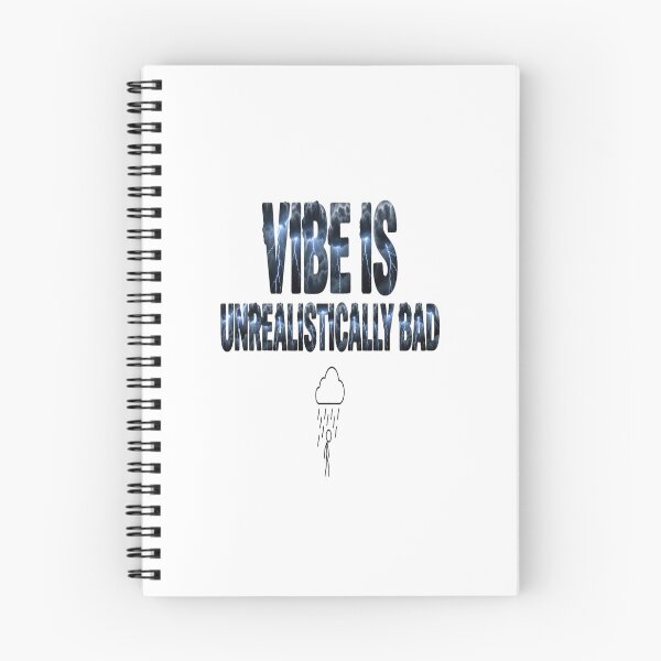 Item preview, Unrealistic Bad Vibe Bold Typography designed and sold by Imaginarium of Chaos falcon88 .