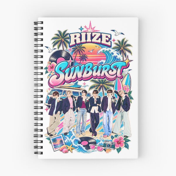 Item preview, RIIZE Sunburst Comeback Teaser Group Art designed and sold by Valeree Store.