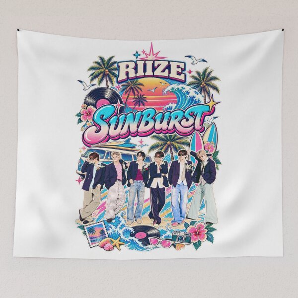 Item preview, RIIZE Sunburst Comeback Teaser Group Art designed and sold by Valeree Store.