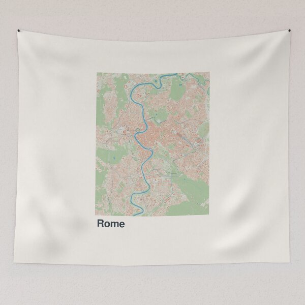 Item preview, Rome Minimalistic Map Art designed and sold by MapsNerd.