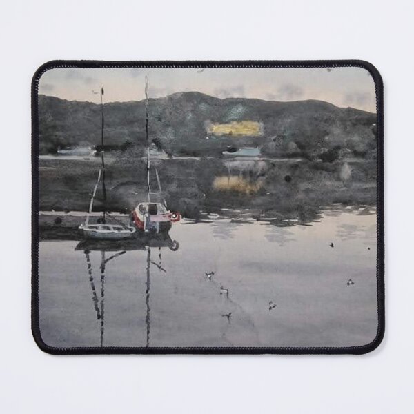 Item preview, Sailboat In Quiet Harbor designed and sold by SlavaArt.