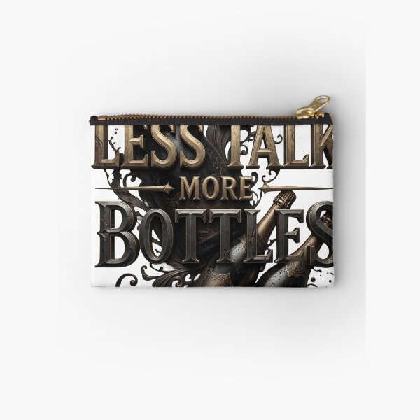 Item preview, Cool Colorful LESS TALK MORE BOTTLES Print designed and sold by dazzlemakers.