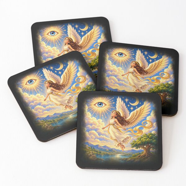Item preview, Celestial Angel – Guardian of the Sacred Eye designed and sold by TroviTutto.