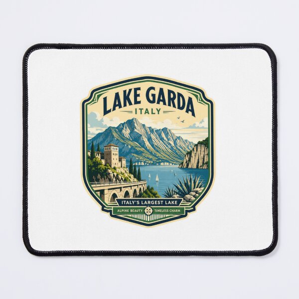 Item preview, Lake Garda Italy Italy's Largest Lake Alpine Beauty Timeless Charm Italian Travel Tourist Souvenir designed and sold by Simsimah26Parks.