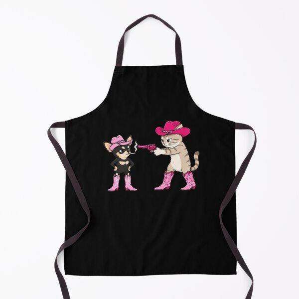 Item preview, Cowboy Cats Pink Boots Showdown Chihuahua Sticker designed and sold by TOLDWAYTSHIRT.