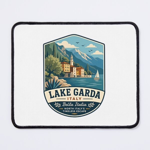 Item preview, Lake Garda Italy Bella Italia North Italy's Timeless Escape Italian Travel Vacation Souvenir designed and sold by Simsimah26Parks.
