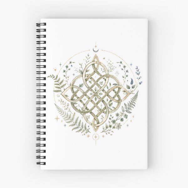 Item preview, Botanical Celtic Knot - Endless Garden designed and sold by Shadow Sprite Art.