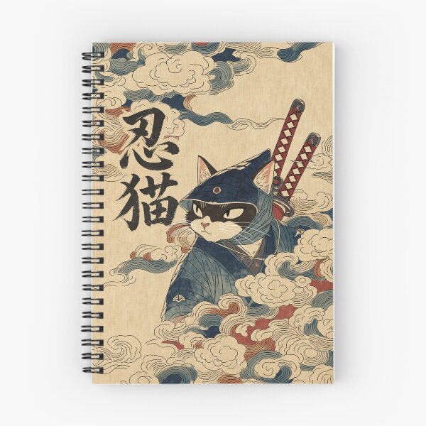 Item preview, Ninja Cat -忍猫 designed and sold by INITIAL SHIBA.