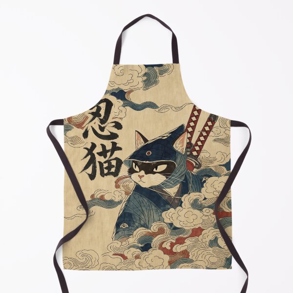 Item preview, Ninja Cat -忍猫 designed and sold by INITIAL SHIBA.