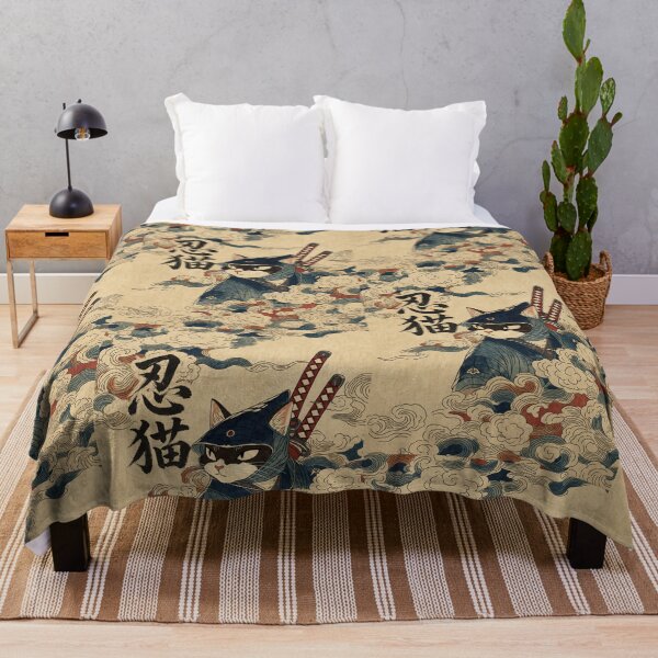Item preview, Ninja Cat -忍猫 designed and sold by INITIAL SHIBA.