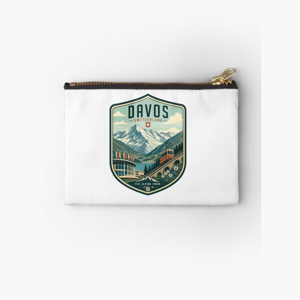 Item preview, Davos Switzerland The Alpine Town 1560 M Swiss Alps Mountain Travel Souvenir designed and sold by Simsimah26Parks.