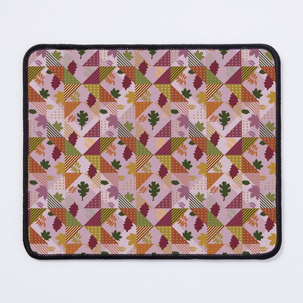 Item preview, Autumn Leaf Patchwork Geometric Pattern designed and sold by Zaya_art.