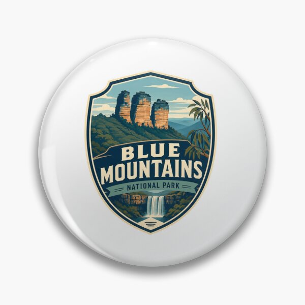 Item preview, Blue Mountains National Park Australia Travel Hiker Souvenir designed and sold by Simsimah26Parks.